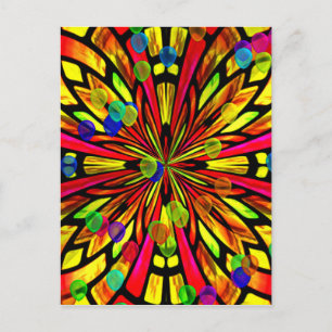 Rose Window Postcard