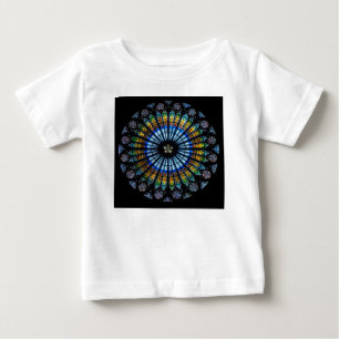 rose window strasbourg cathedral baby T-Shirt