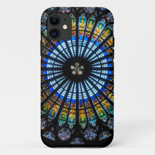 rose window strasbourg cathedral iPhone 11 case
