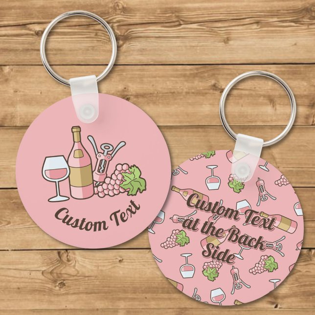 Rose Wine Keychain (Creator Uploaded)