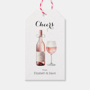Rosé Wine Lover Cheers to You  Gift Tags