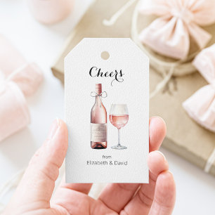 Rosé Wine Lover Cheers to You Gift Tags