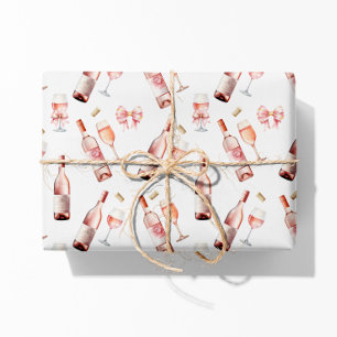 Rosé Wine Lover Wrapping Paper Sheet