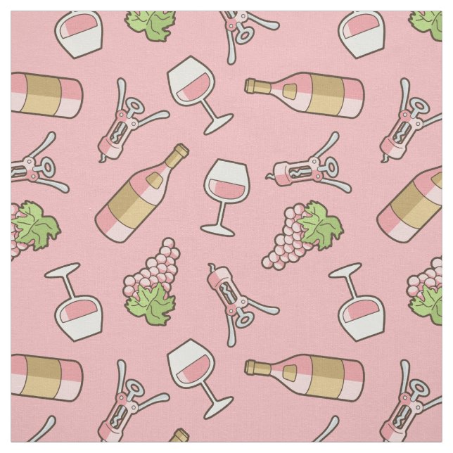 Rose Wine Pattern Fabric (Swatch)