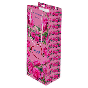 Rose - Wine Surprise Wine Gift Bag