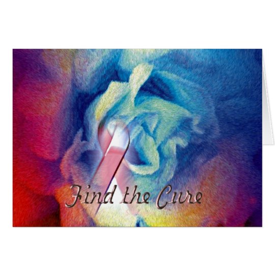 Rose with Vortex - Find the Cure Card