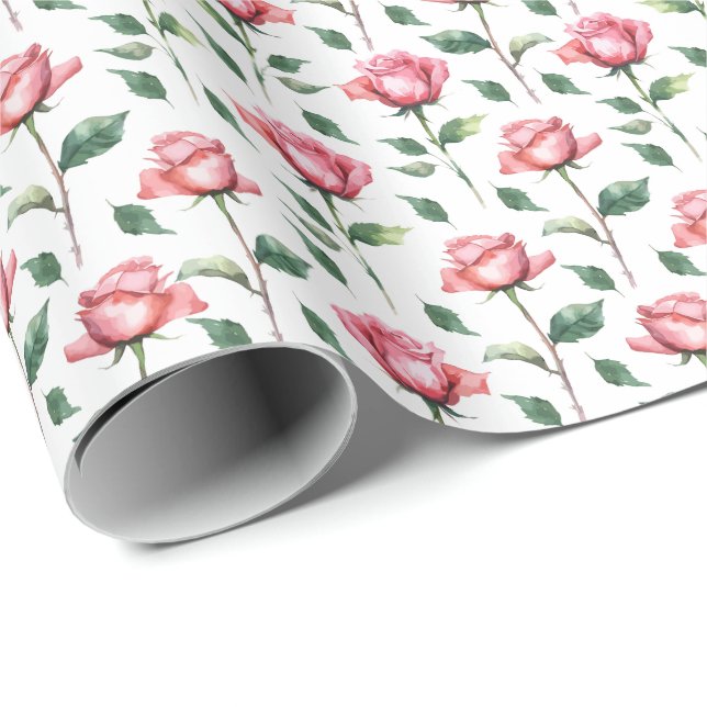 Rose Wrapping Paper (Roll Corner)