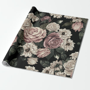 rose wrapping paper