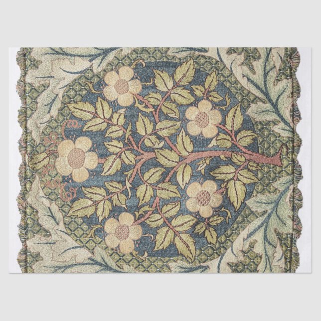 Rose Wreath by William Morris Tissue Paper (Front)
