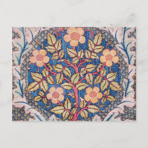 Rose Wreath, William Morris Postcard