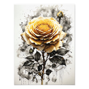 Rose - Yellow Photo Print