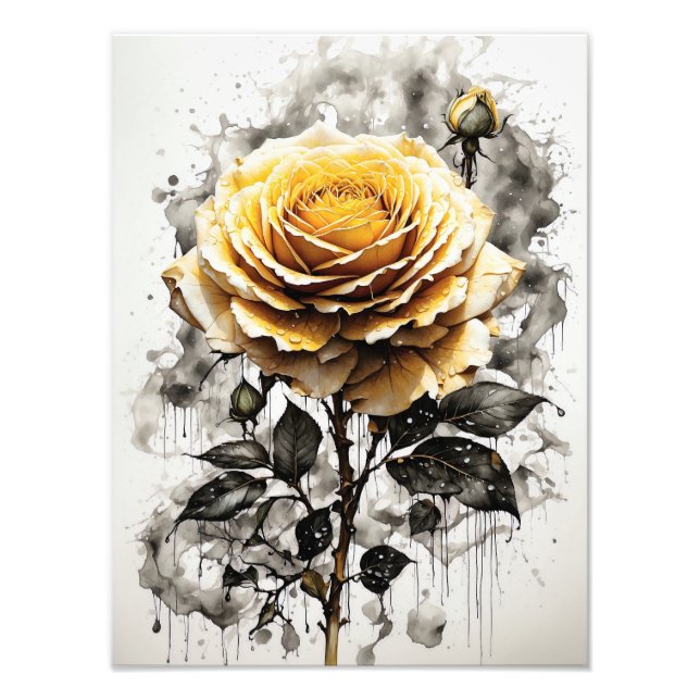 Rose - Yellow Photo Print (Front)