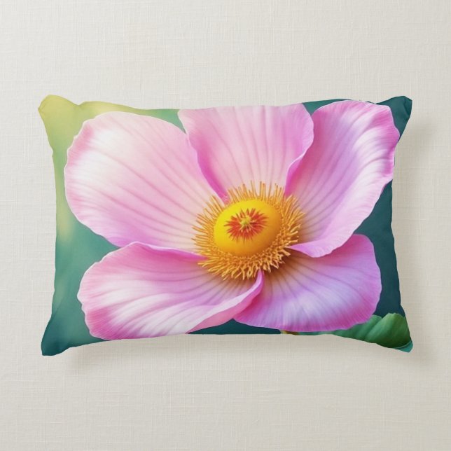 Roseate Blush Decorative Cushion (Front)