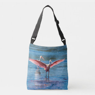 Roseate Spoonbill All-Over-Print Cross Body Bag