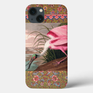 Roseate Spoonbill Audubon Bird Wildlife iPhone 13 Case