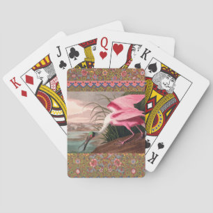 Roseate Spoonbill Audubon Bird Wildlife Playing Cards