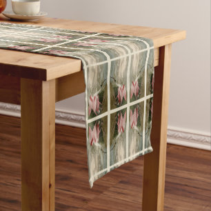 Roseate Spoonbill from Audubon's Birds of America Short Table Runner