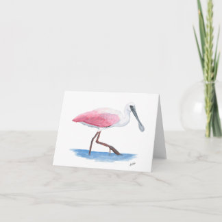 Roseate Spoonbill Note Card