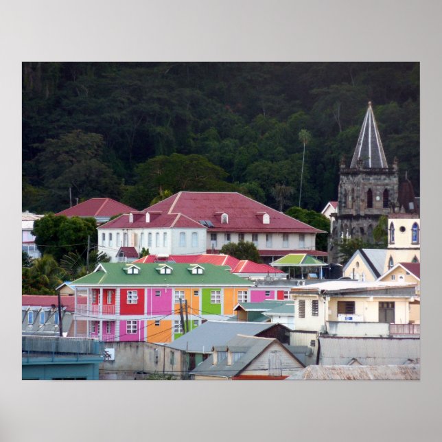 Roseau, Dominica Poster (Front)