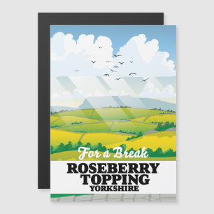 Roseberry Topping Yorkshire travel poster