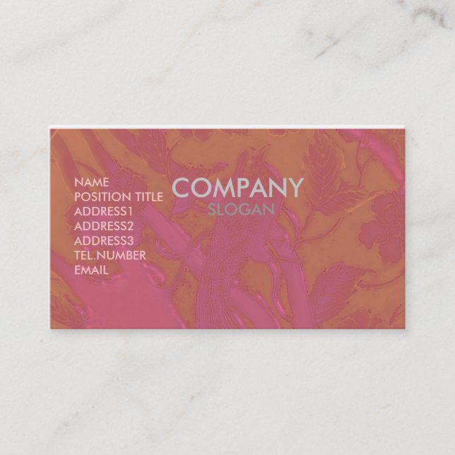 rosebird business card (Front)