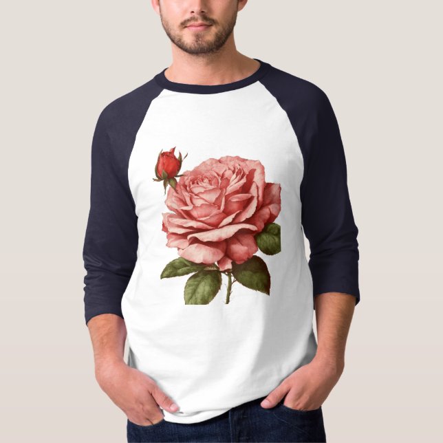Rosebud Bloom T-Shirt (Front)