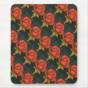 "Rosebud" Floral Mousepad