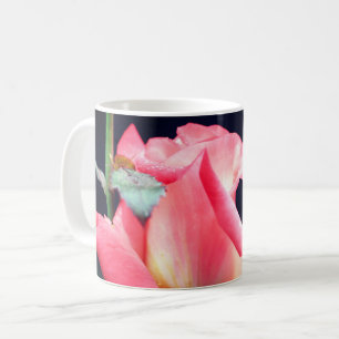 Rosebud Flower Delight Personalised Coffee Mug