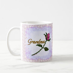 Rosebud Grandma mug