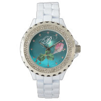ROSEBUD JEWEL AND DIAMONDS MONOGRAM Blue Gem