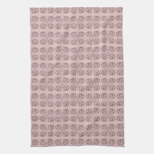 Rosebud Love Tea Towel (Vertical)