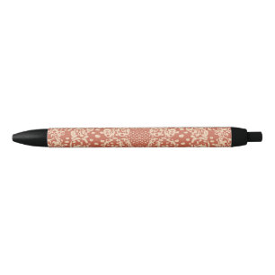 Rosebulbs Cupflowers Black Ink Pen