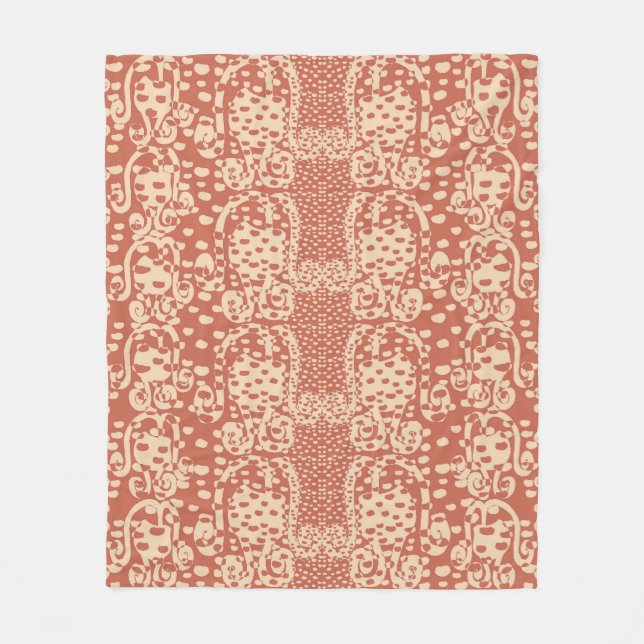 Rosebulbs Cupflowers Fleece Blanket (Front)