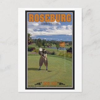 Roseburg Country Club - Putting Postcard