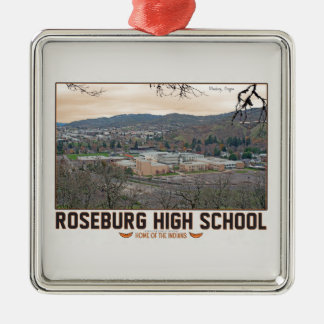 Roseburg High School Metal Tree Decoration