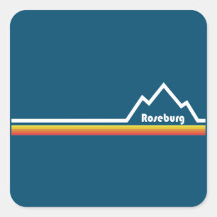 Roseburg Oregon Square Sticker