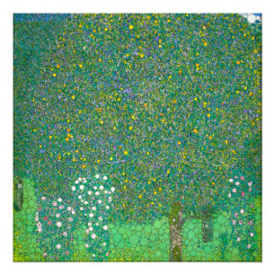 Rosebushes under the Trees by After Gustav Klimt Photo Print