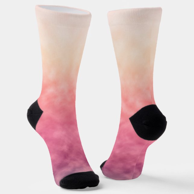 Rosefade Horizon Socks (Angled)