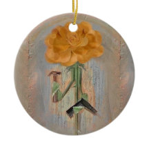 Rosegifts Carpenter Rose Christmas Ornament