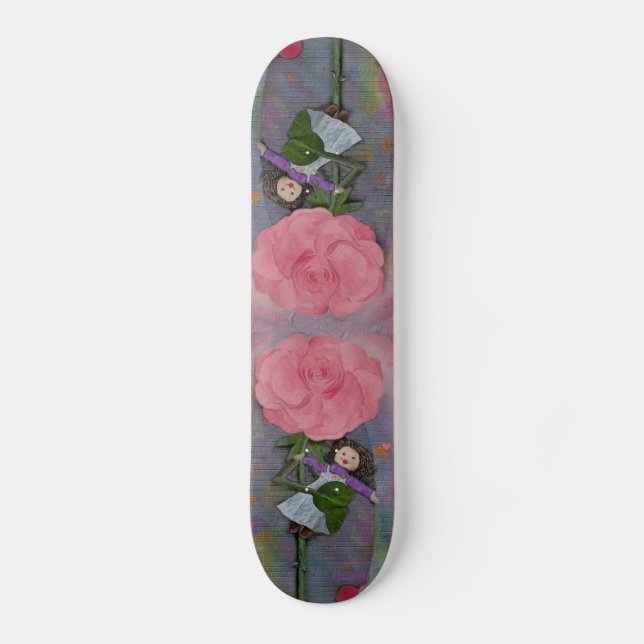 Rosegifts Ragdoll Rose skateboard. Skateboard (Front)