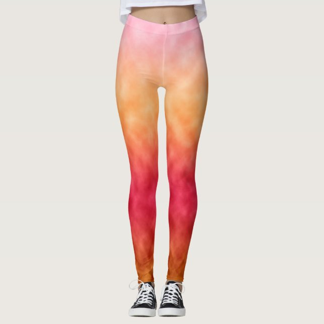 Rosegold Afterglow Leggings (Front)