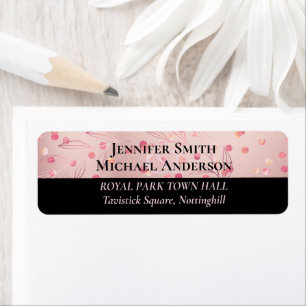 Rosegold Black Modern Wedding Budget