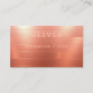 Rosegold Business Card