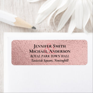 RoseGold Glitter Glam Foil Look Wedding BUDGET