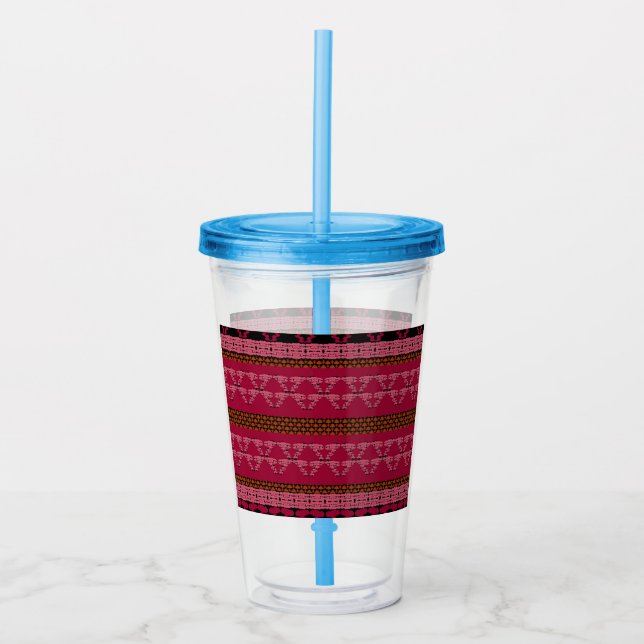 Roseheads Roses Acrylic Tumbler (Front)