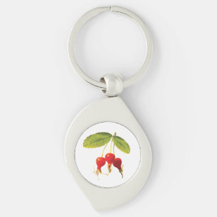 Rosehips Pattern 3 Key Ring