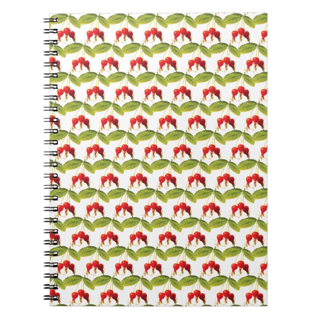 Rosehips Pattern Notebook (Front)