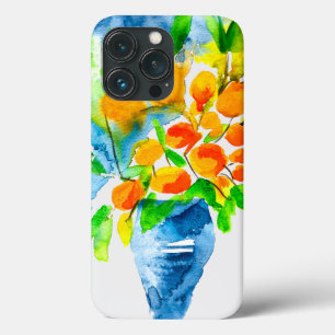Rosella birds in tree watercolor art iPhone 13 pro case