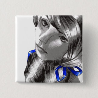 Roselynde 15 Cm Square Badge