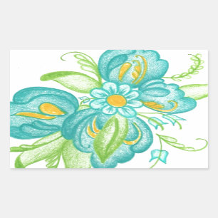 Rosemal by Neeter Rectangular Sticker